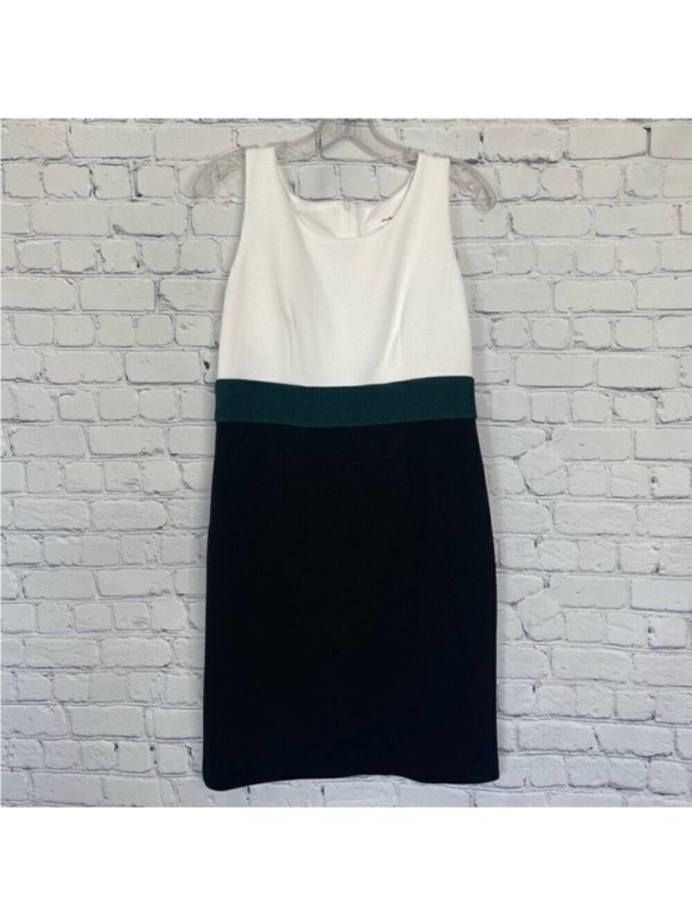 Elegant Color Block Mini Dress